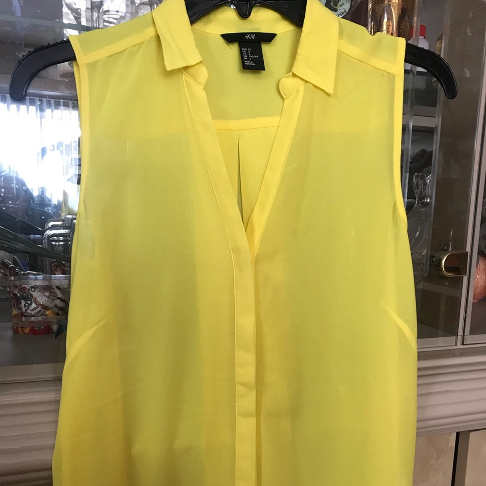Yellow blouse